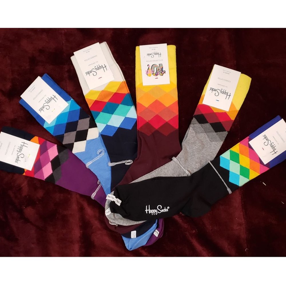 Happy Socks - Faded Diamond Collection - NWT